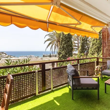Increible Terraza Con Vistas Al Mar En Apartament San Agustín